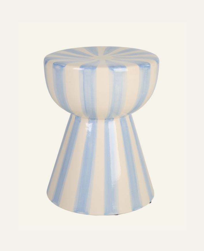 Sidebord multi blå - ø33x44 cm multi blå - 1