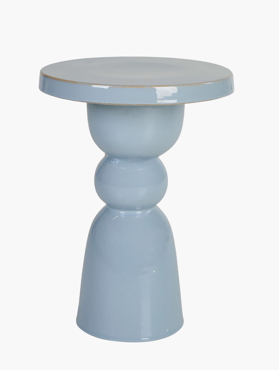 Sidebord lys blå - ø32x45 cm lys blå - 1
