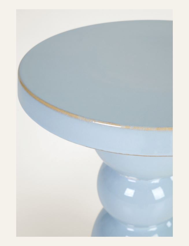 Sidebord lys blå - 3