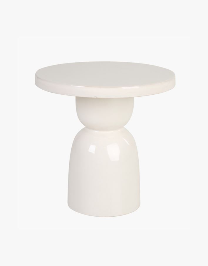 Sidebord offwhite - ø40x40 cm offwhite - 1