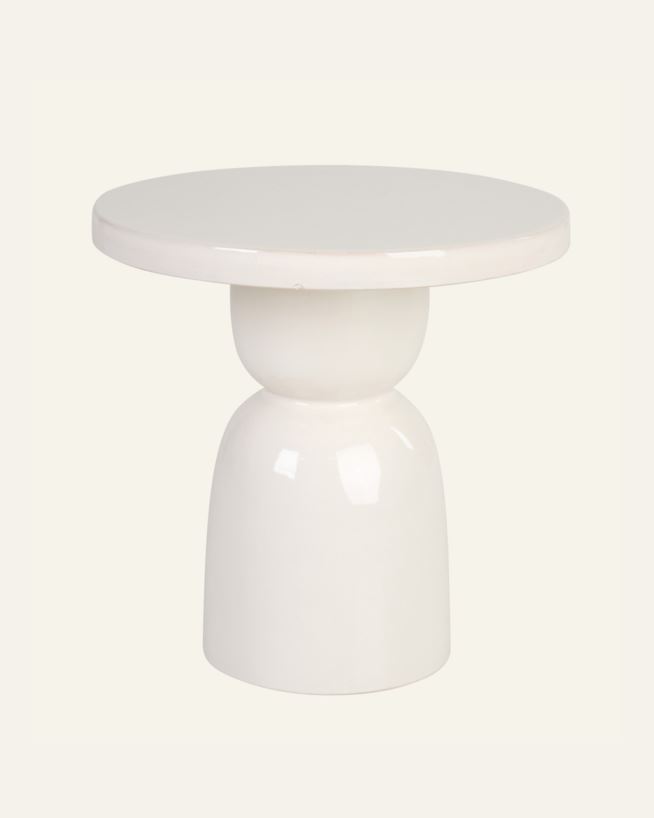 Sidebord offwhite - ø40x40 cm offwhite - 1