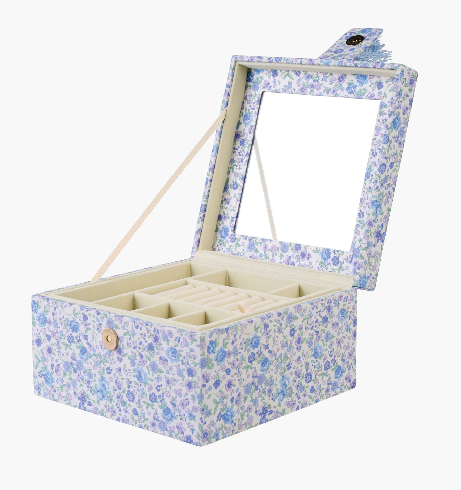 Smykkeskrin blå - 20x20 cm blå - 1