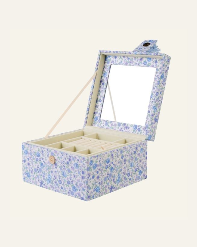 Smykkeskrin blå - 20x20 cm blå - 1