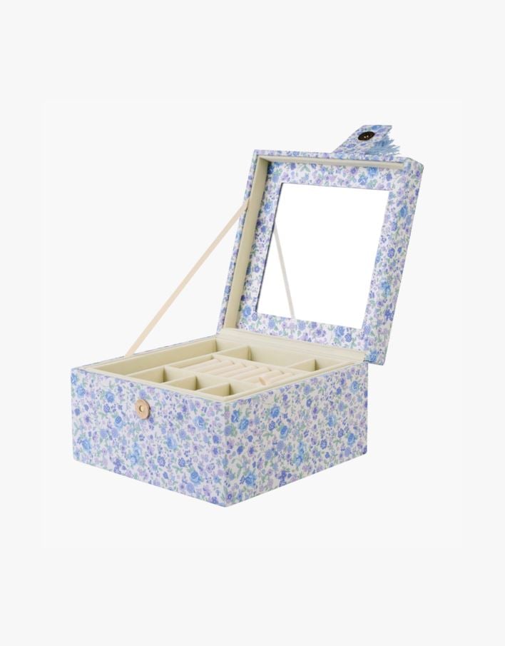 Smykkeskrin blå - 20x20 cm blå - 1