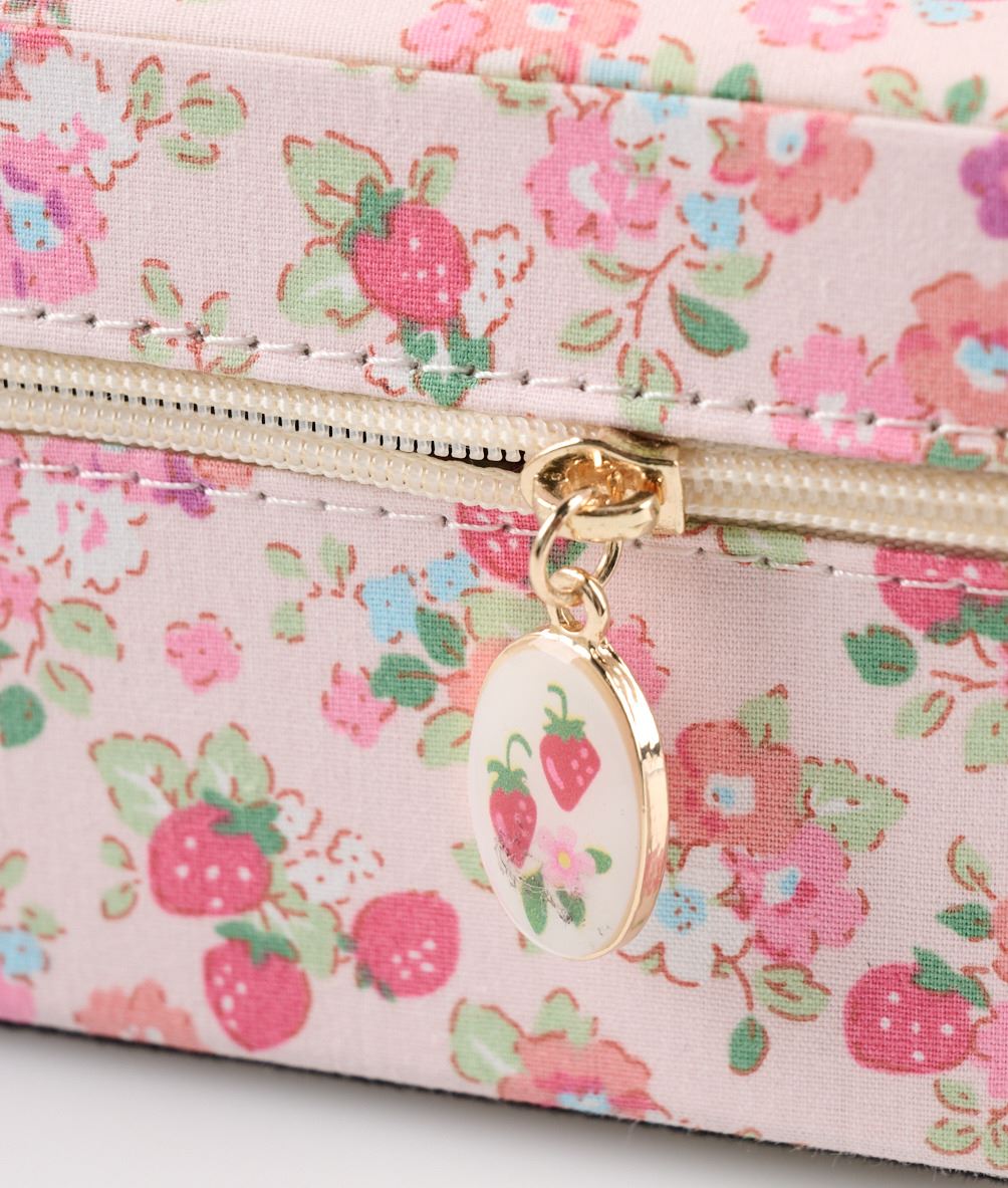 Smykkeskrin m/glidelås rosa - 2