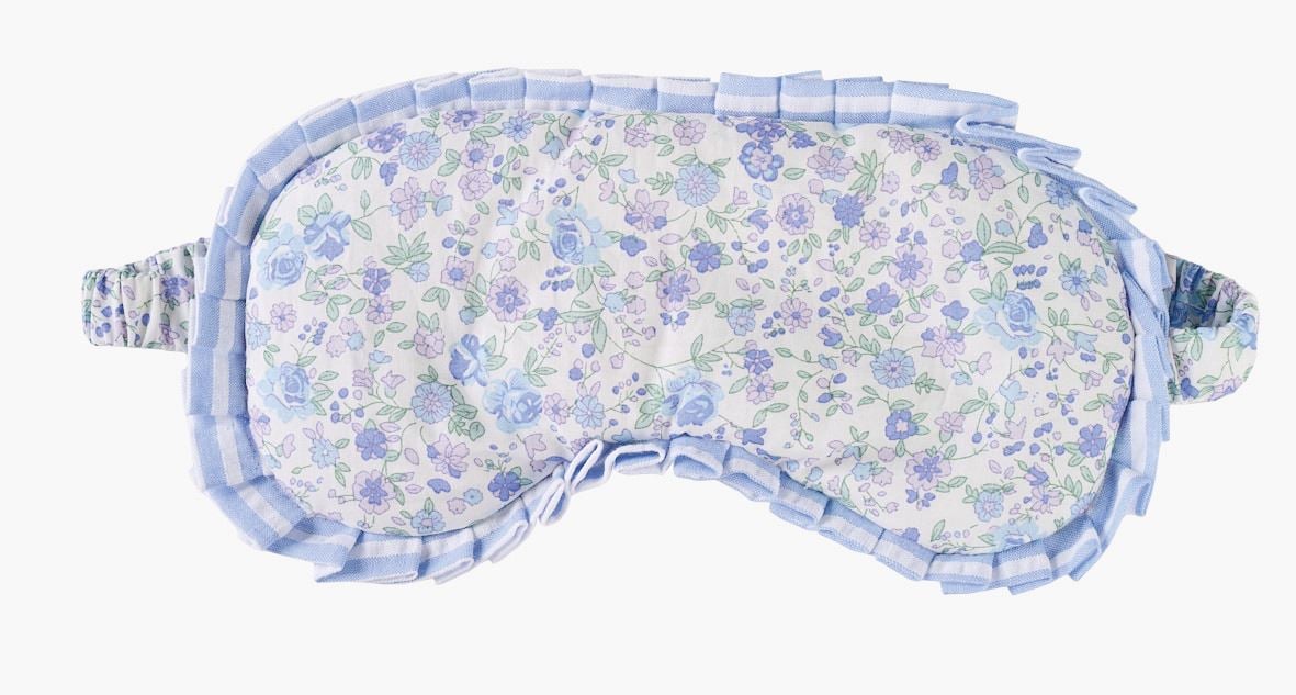 Sovemaske blå - 9x20 cm blå - 1