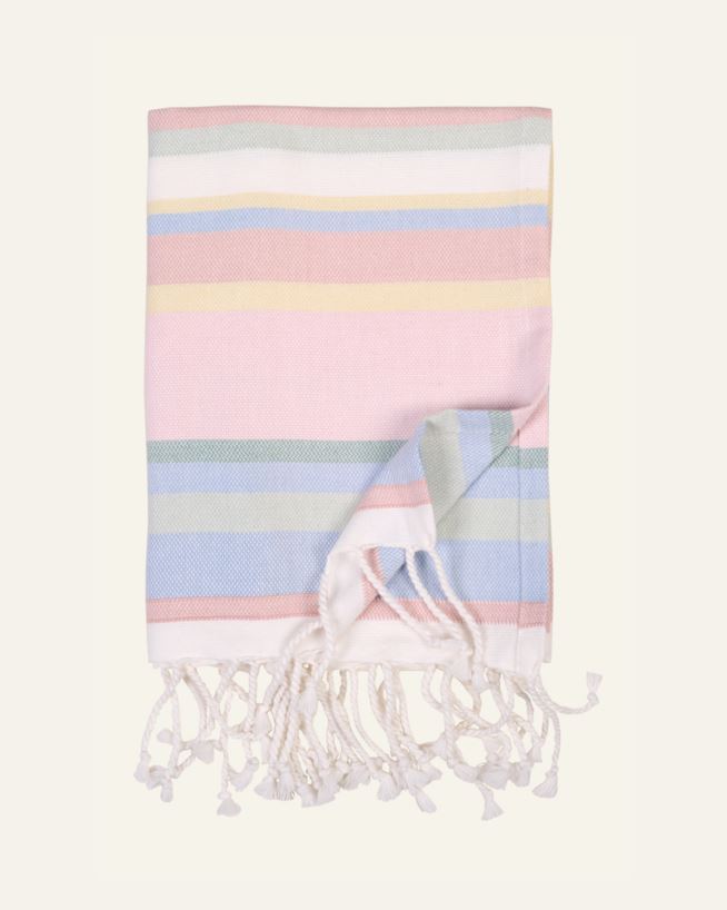 Badehåndkle multi gul - 75x150cm multi gul - 1