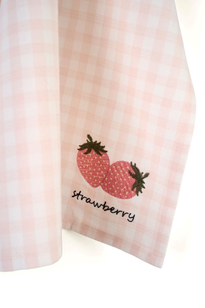 Kjøkkenhåndkle rosa - 2