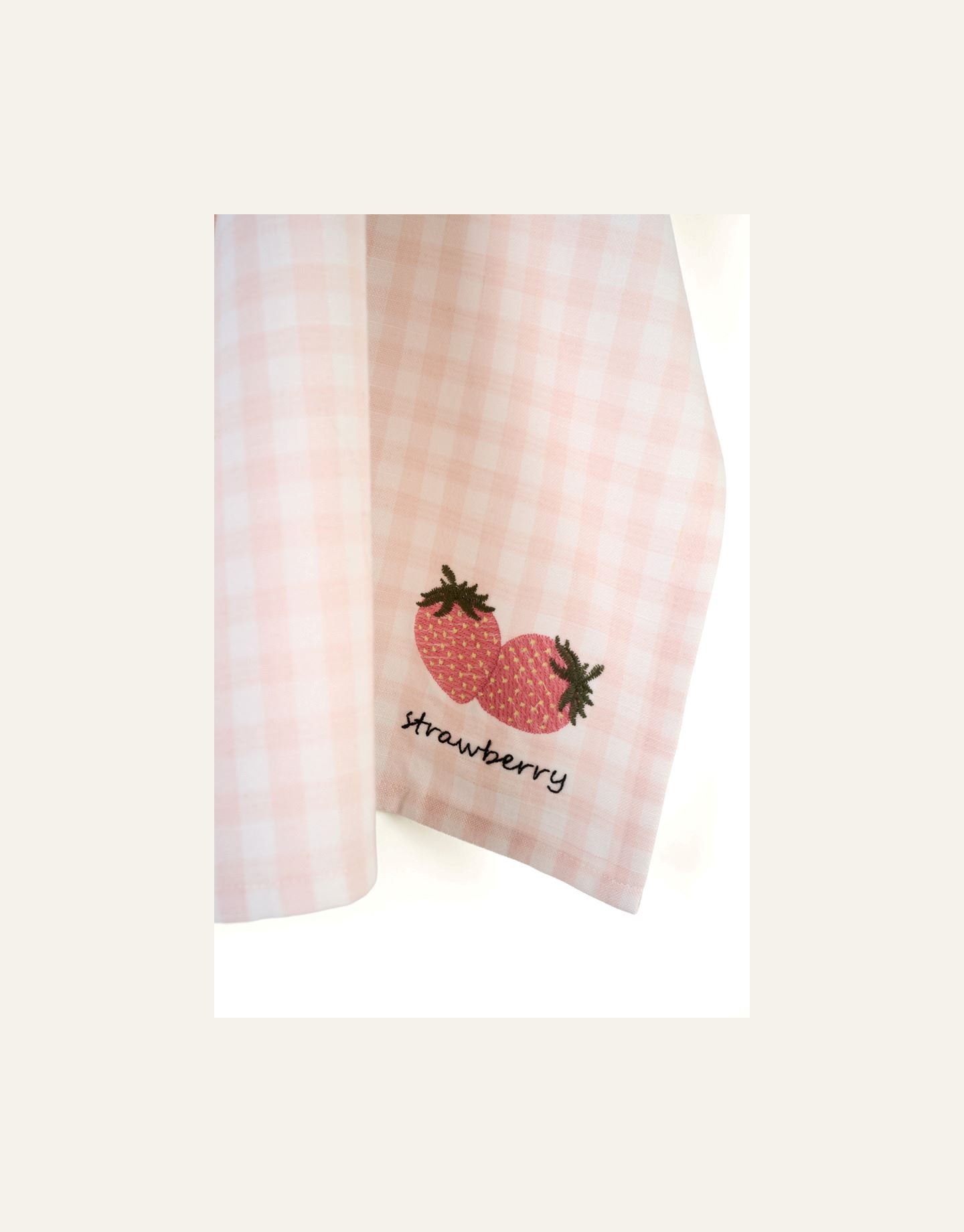 Kjøkkenhåndkle rosa - 2