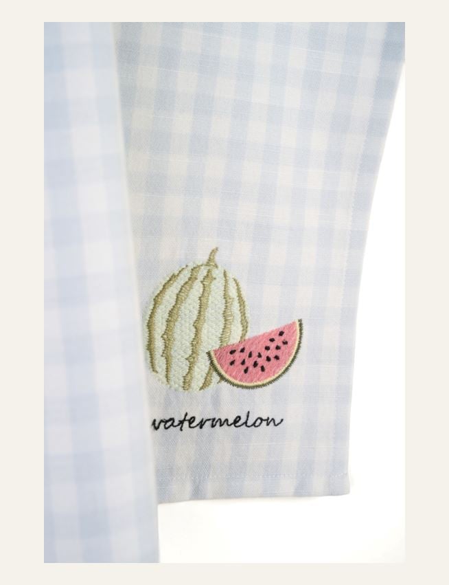 Kjøkkenhåndkle lys blå - 3