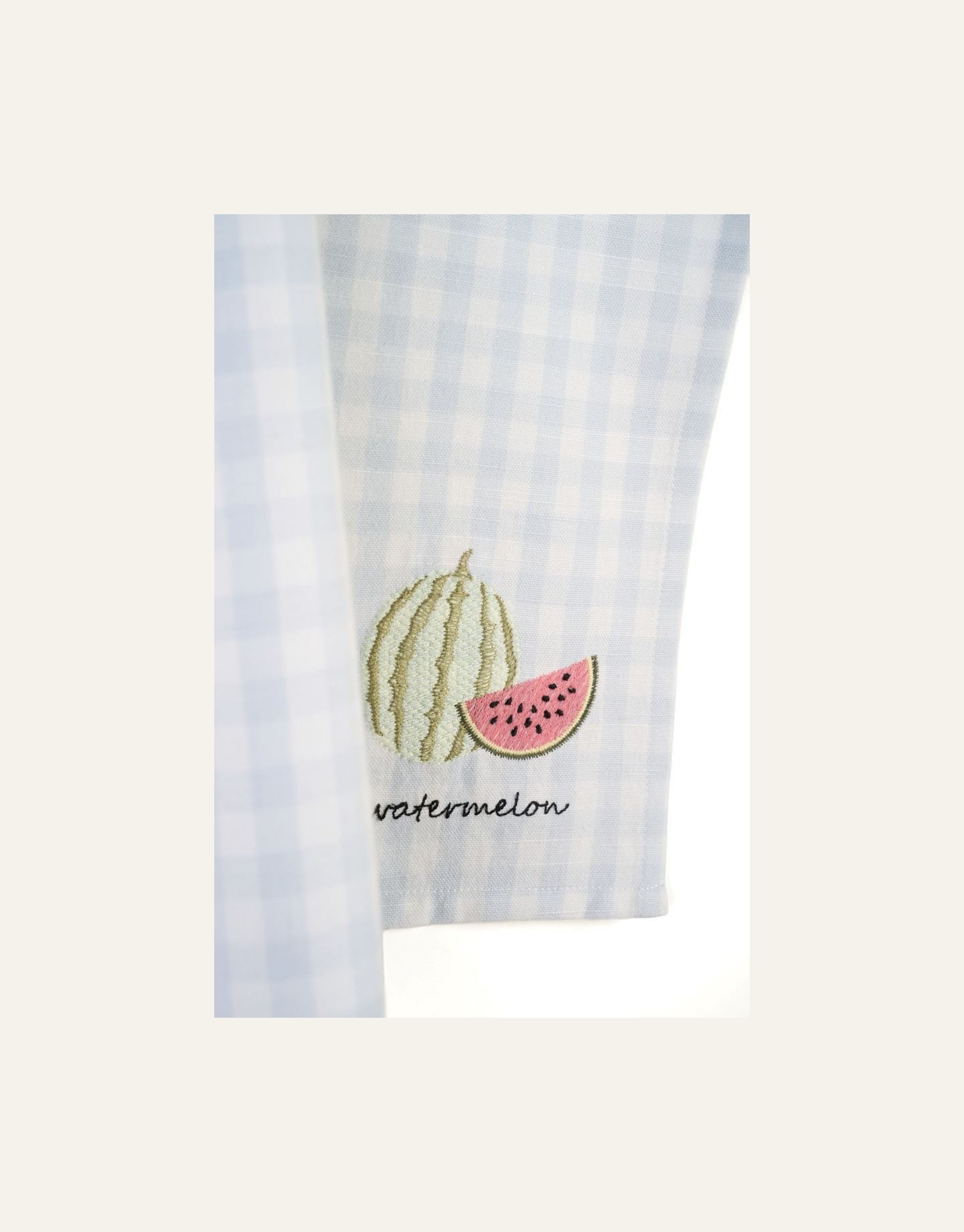 Kjøkkenhåndkle lys blå - 2