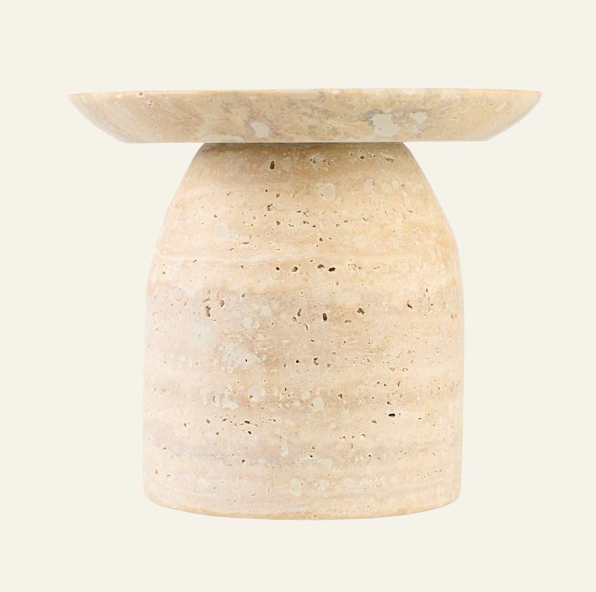 Lysholder beige - 15x15x15,5 cm beige - 1