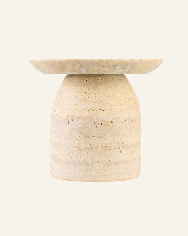Lysholder beige - 15x15x15,5 cm beige - 1