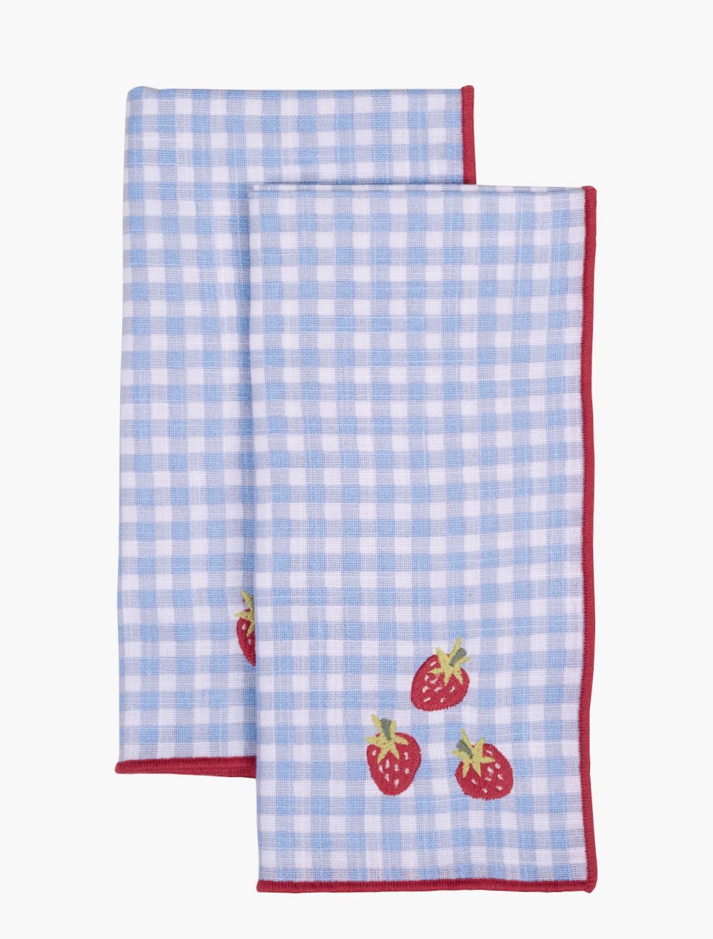 2pk tøyserviett blå - 45x45 cm blå - 1