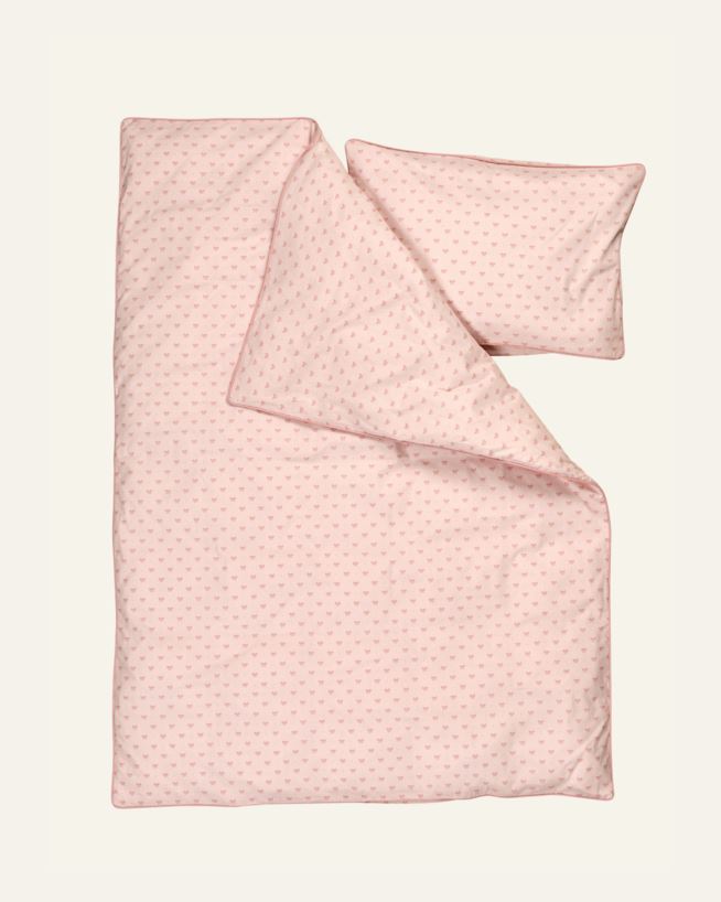 Sengesett lys rosa - 65x80 35x40cm lys rosa - 1