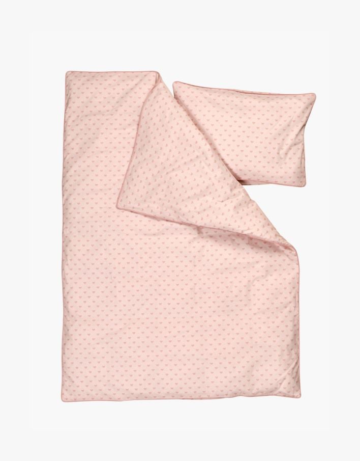Sengesett lys rosa - 65x80 35x40cm lys rosa - 1