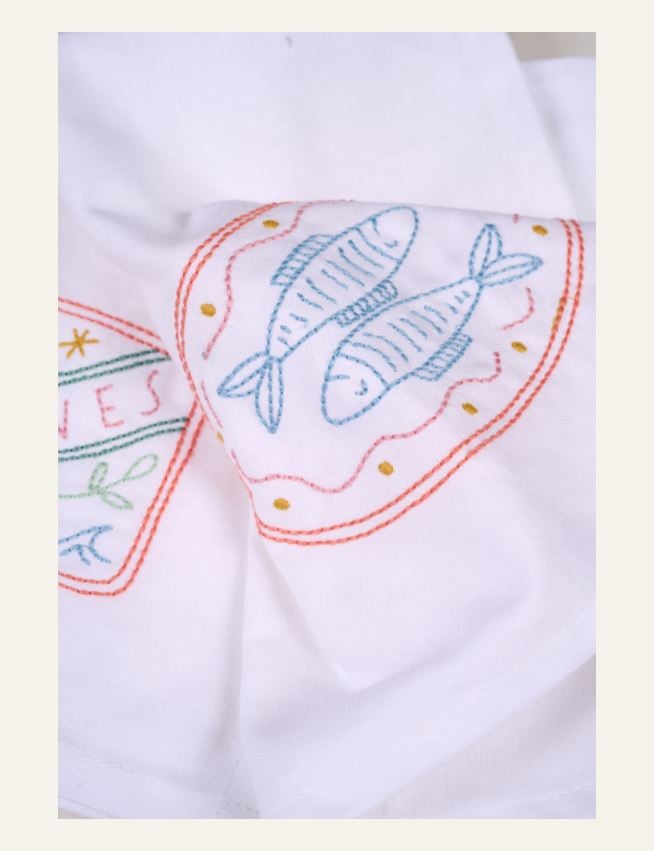 3 pk tøyserviett hvit - 3