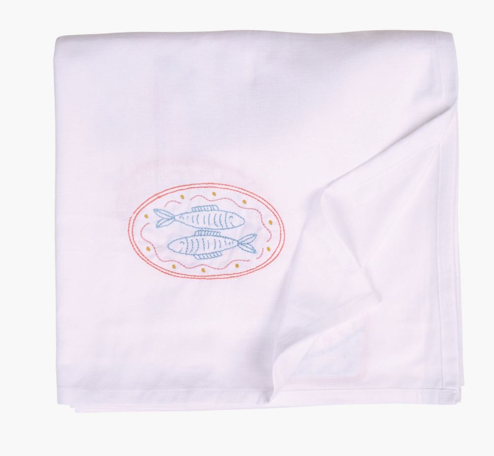 Duk hvit - 140x250 cm hvit - 1