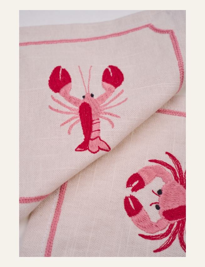 2pk drikkebrikke rosa - 2