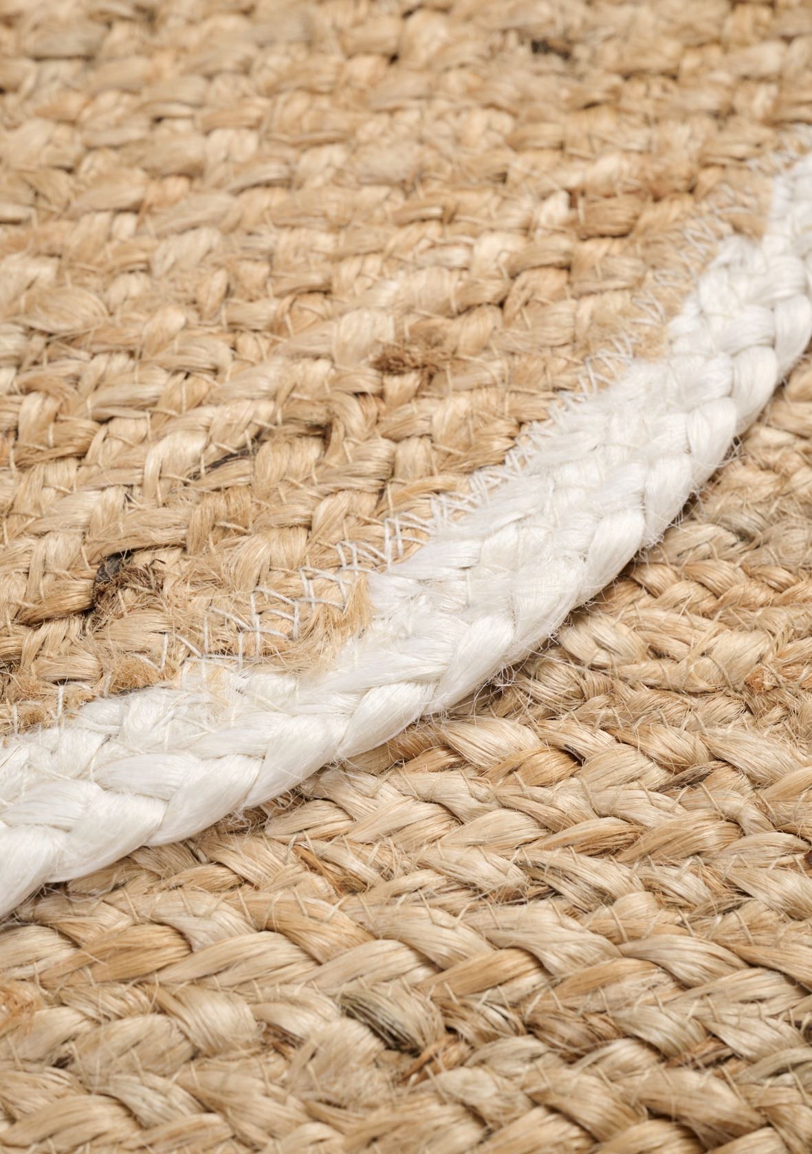 Jute teppe offwhite - 3