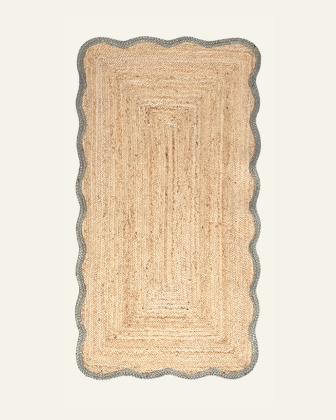 Jute teppe olivengrønn - 80x150 cm olivengrønn - 1