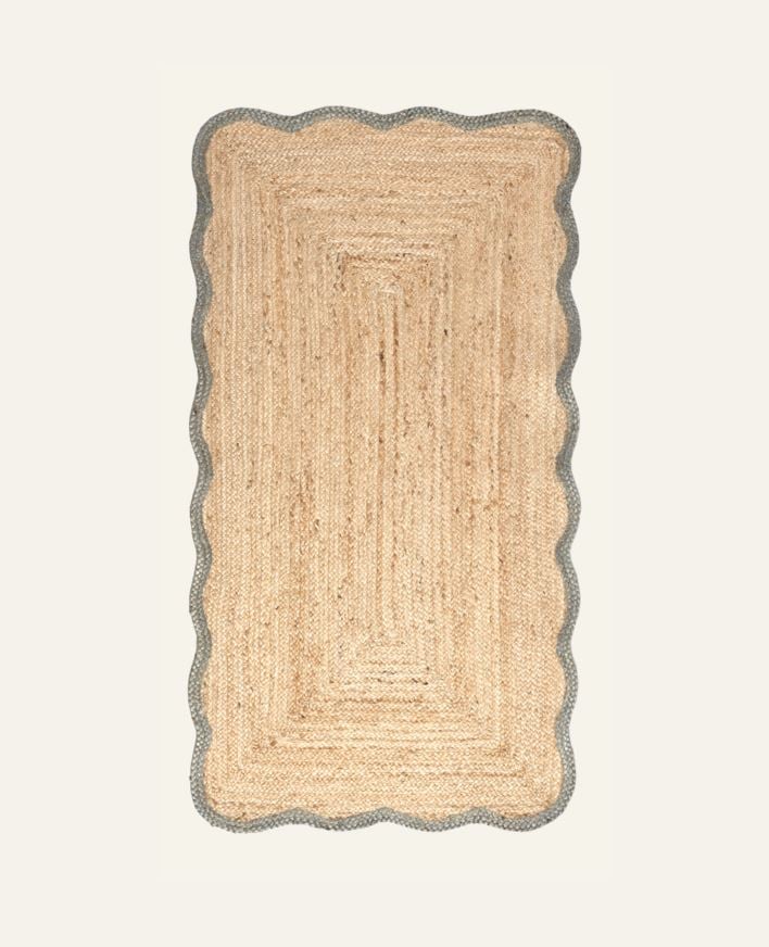 Jute teppe olivengrønn - 80x150 cm olivengrønn - 1