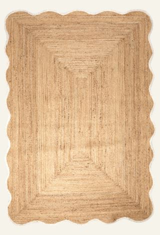 Kid Wava Jute Teppe Offwhite 160x230 cm