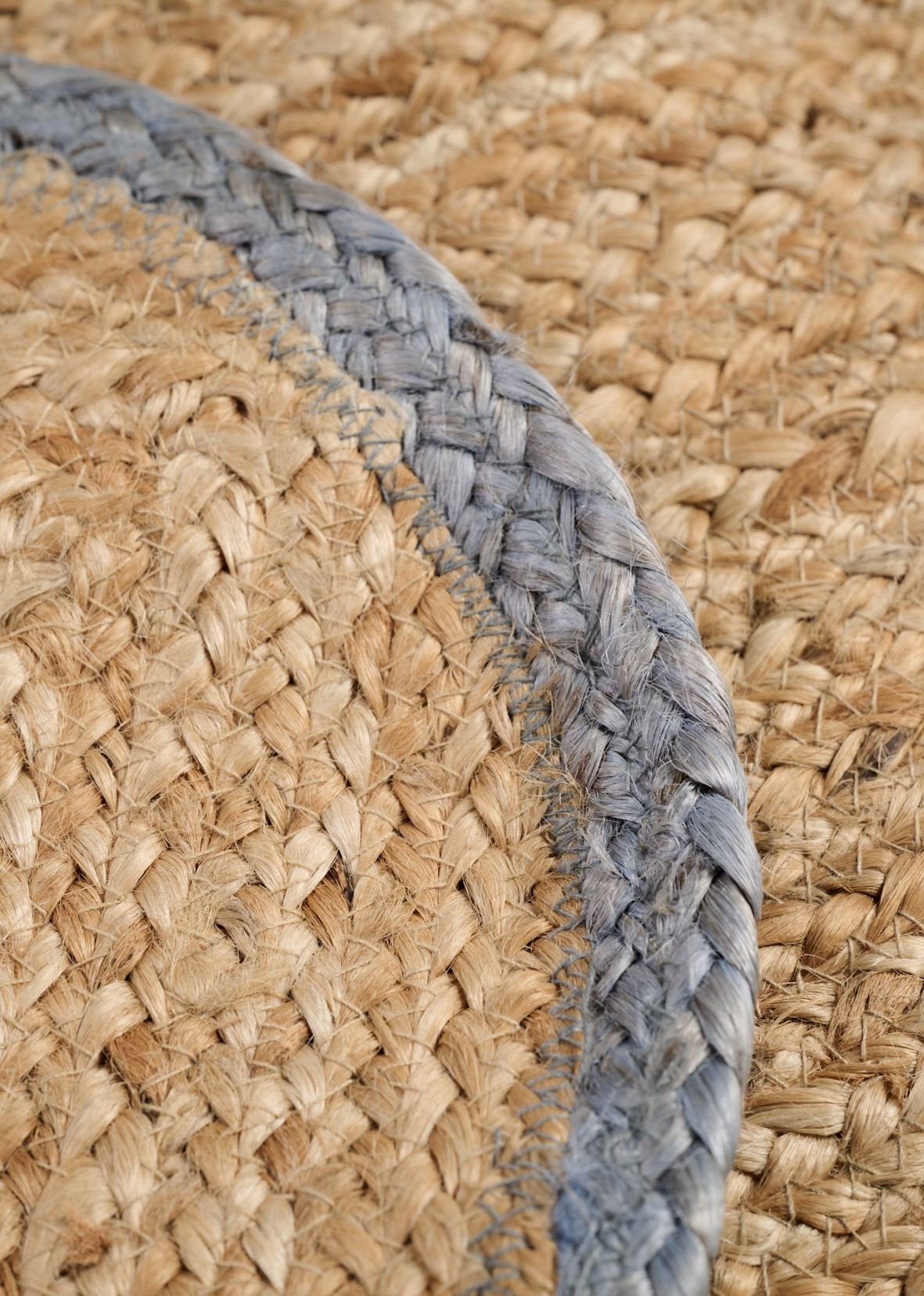 Jute teppe gråblå - 2