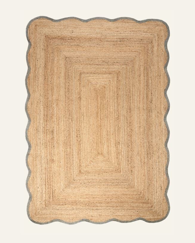 Jute teppe olivengrønn - 160x230 cm olivengrønn - 1
