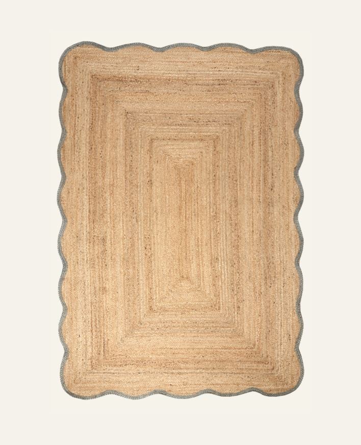 Jute teppe olivengrønn - 160x230 cm olivengrønn - 1