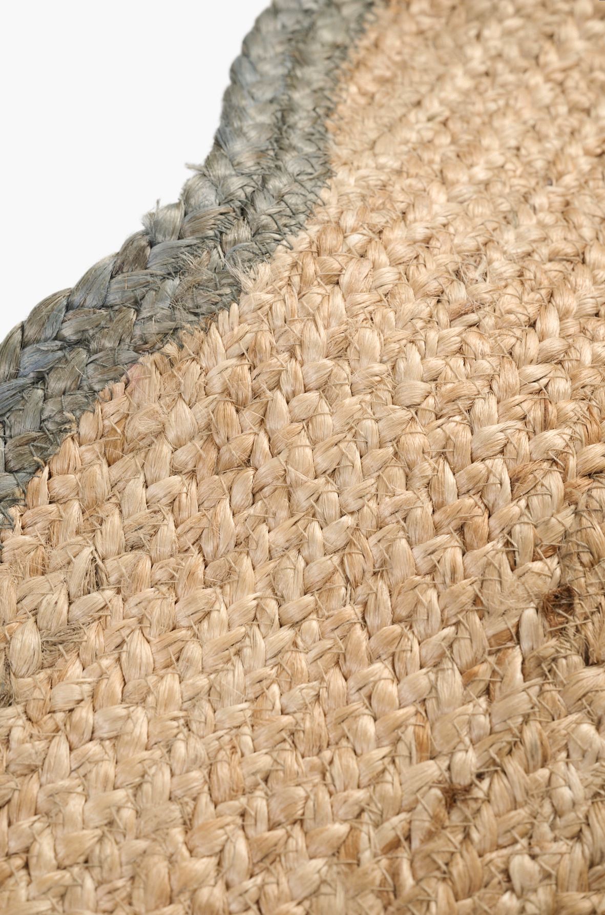 Jute teppe olivengrønn - 3