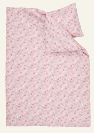 Little Roomies Flower Bunny Sengesett Rosa 140x200 50x70cm