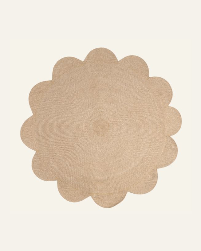 Teppe natur - ø200 cm Natur - 1