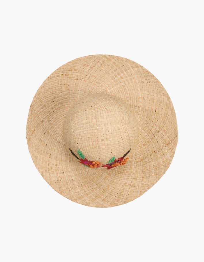 Stråhatt natur - 39x11 cm Natur - 1