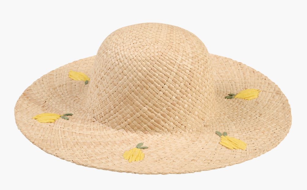 Stråhatt natur - 39x11 cm Natur - 1