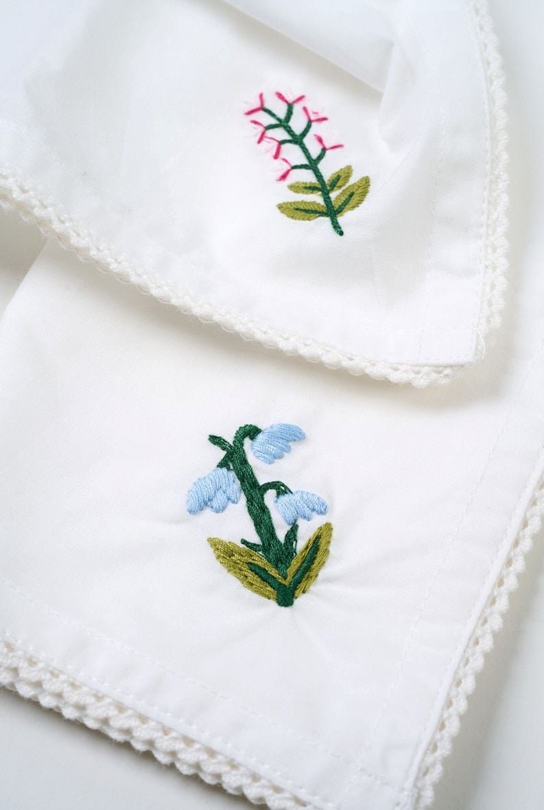 2pk tøyserviett hvit - 4