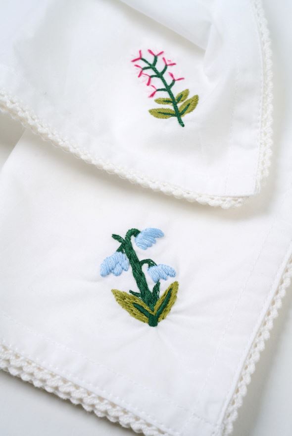 2pk tøyserviett hvit - 4