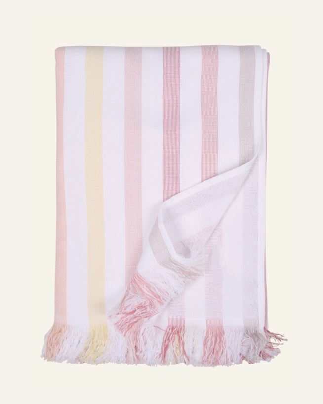 Badehåndkle multi rosa - 75x150cm multi rosa - 1