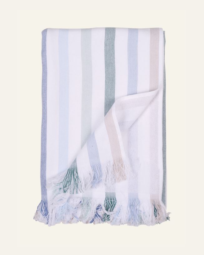 Badehåndkle multi blå - 75x150cm multi blå - 1
