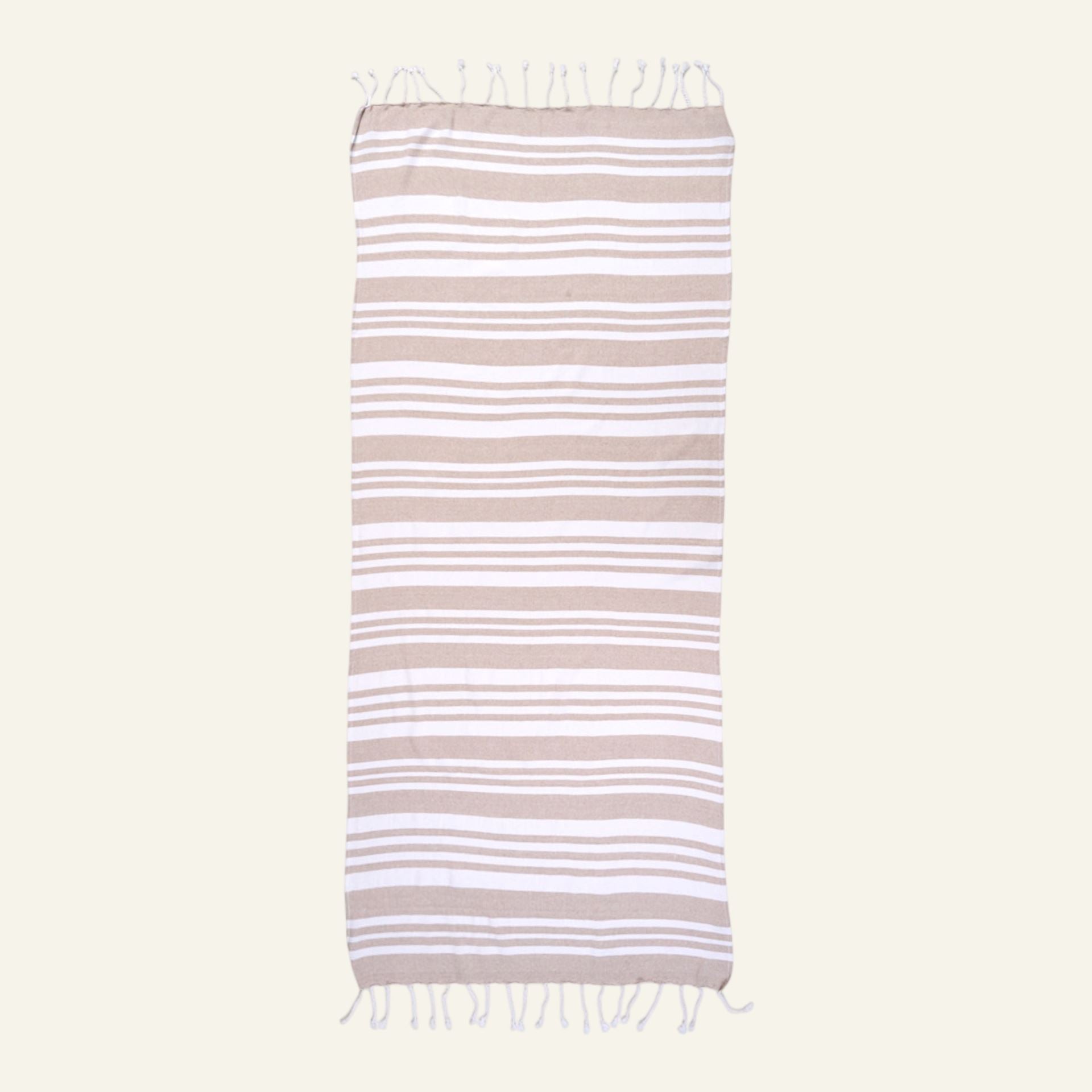 Badehåndkle beige - 80x170 cm beige - 1