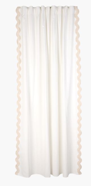Kid Scallop Edge Gardin Offwhite 140x250 cm