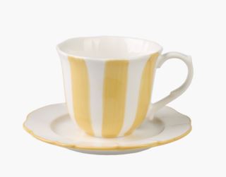 Camilla Pihl Atelier Stripe Kopp M/asjett Gul 270ml