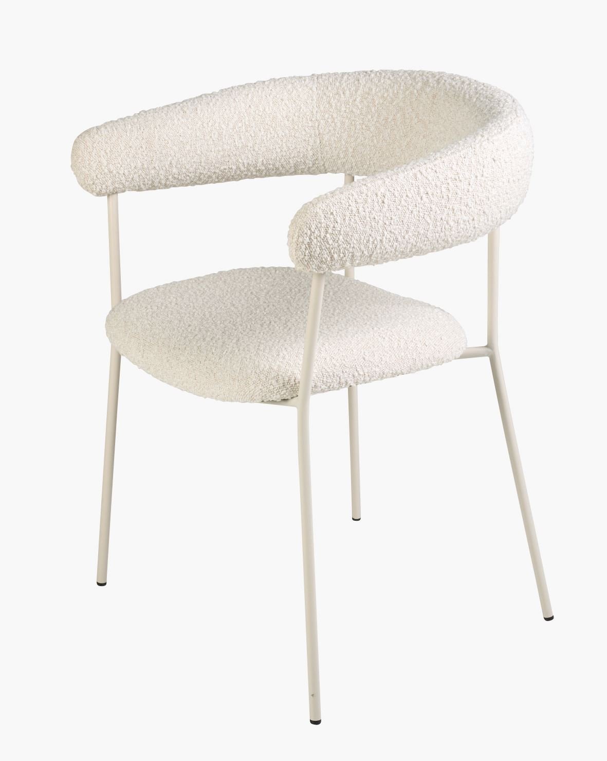 Spisestuestol offwhite - 58x62x80 cm offwhite - 1