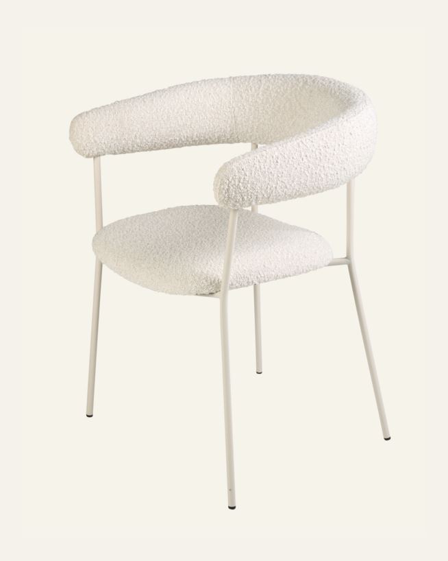 Spisestuestol offwhite - 58x62x80 cm offwhite - 1