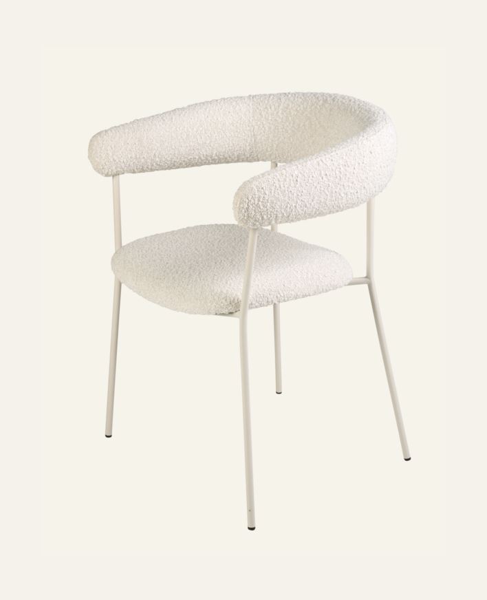 Spisestuestol offwhite - 58x62x80 cm offwhite - 1