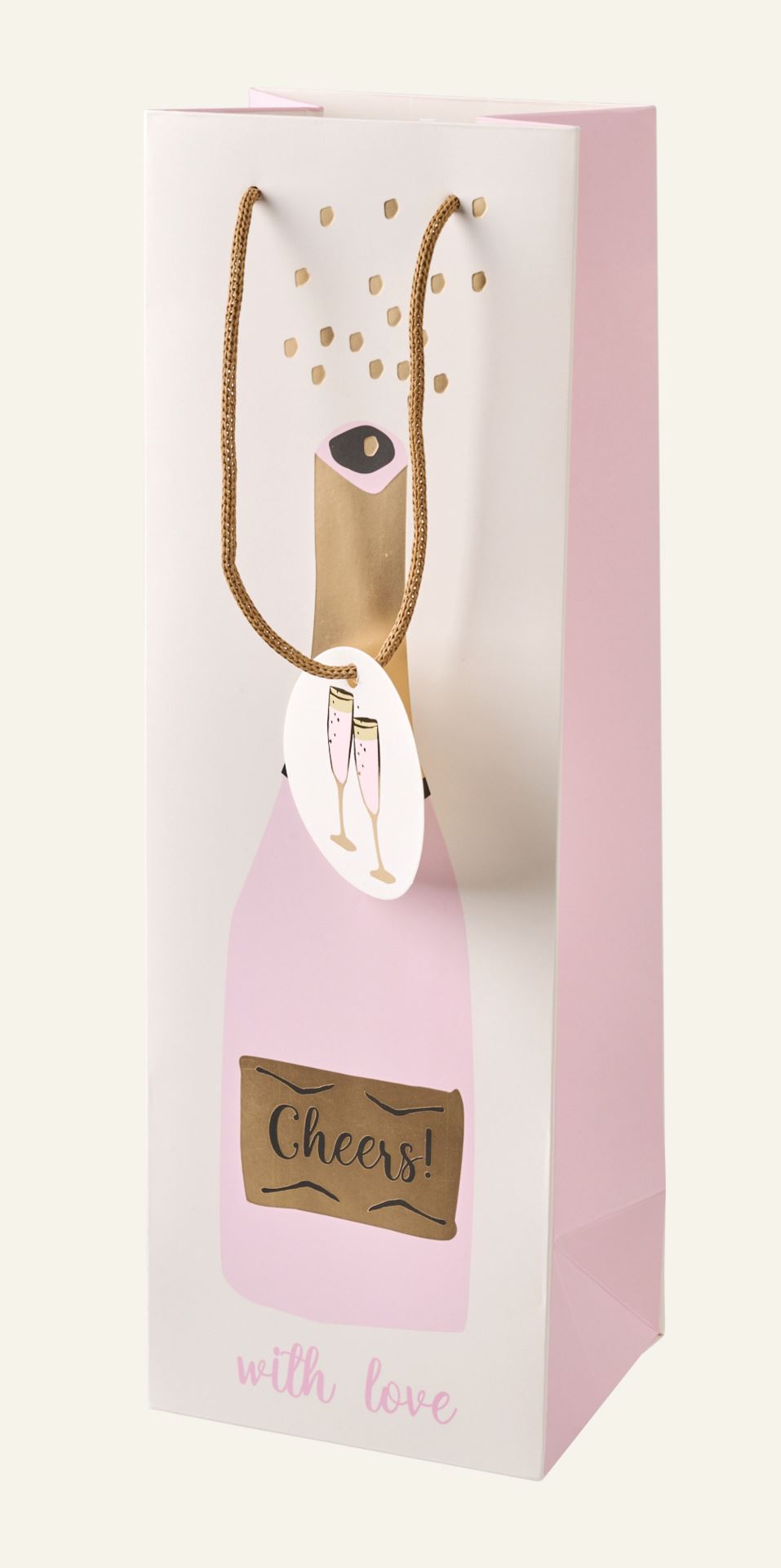 Flaskepose multi rosa - 12x36x10 cm multi rosa - 1