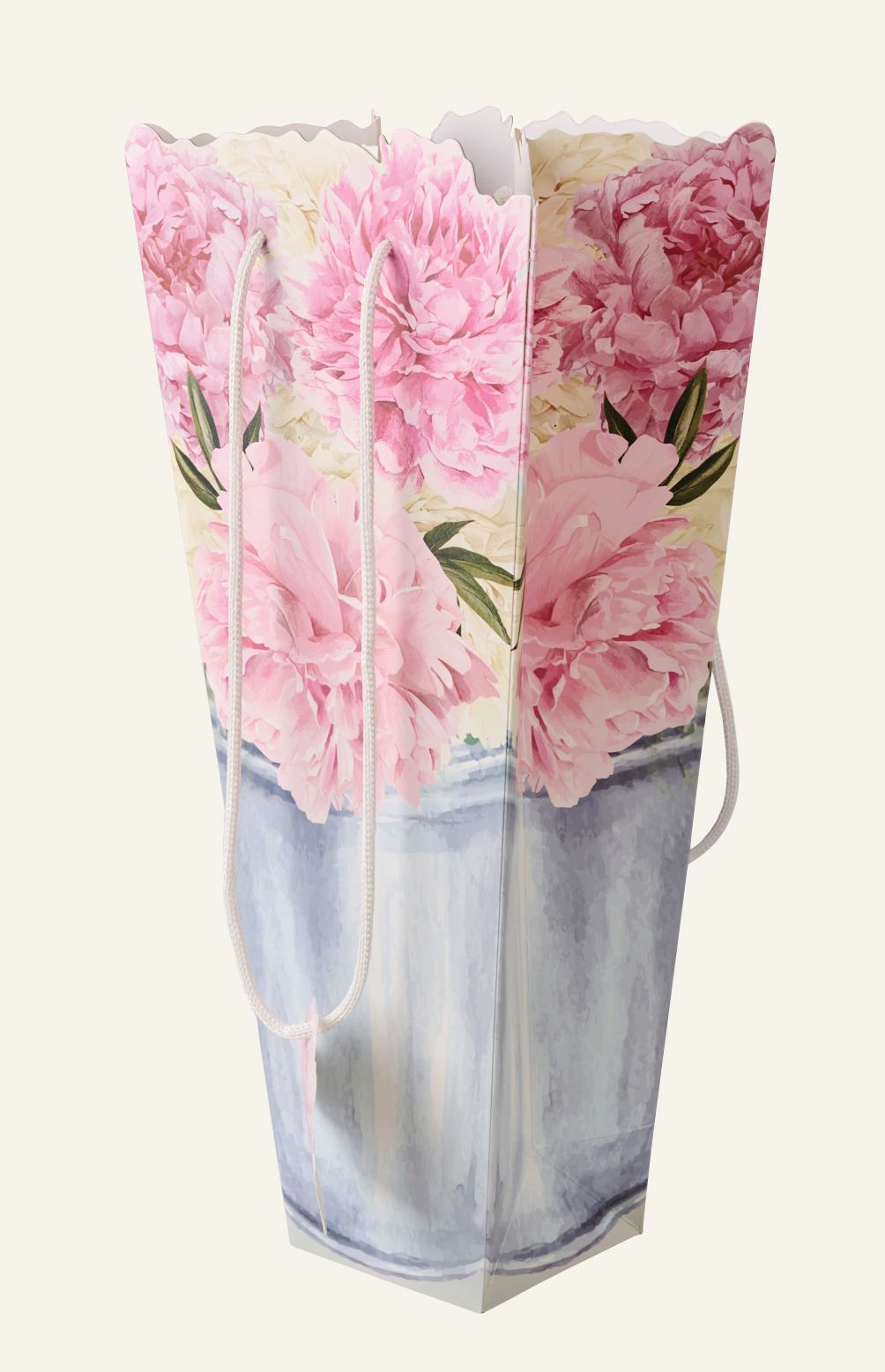 Blomsterpose multi rosa - 15,5x36x15,5 cm multi rosa - 1