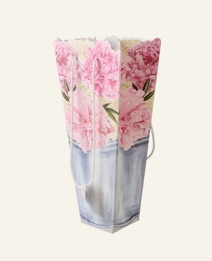 Blomsterpose multi rosa - 15,5x36x15,5 cm multi rosa - 1