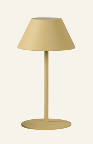 Forms & Objects Millie Led Bordlampe Lys Gul 10x10x21 cm