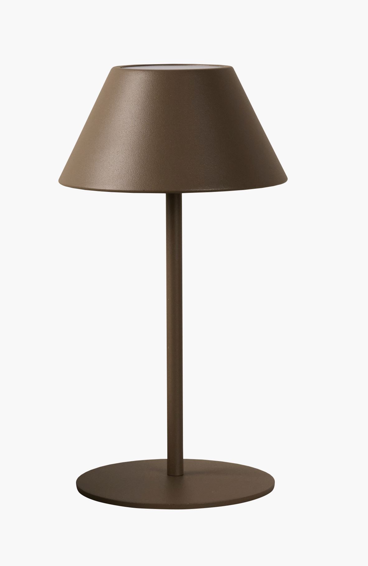 Led lampe brun - 10x10x21 cm brun - 1